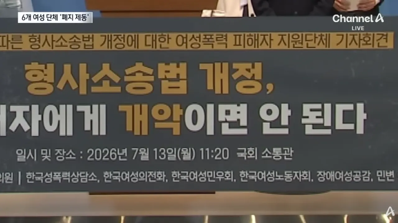 여성단체 6곳 “보완수사권 폐지 반대” 3번째 미디어