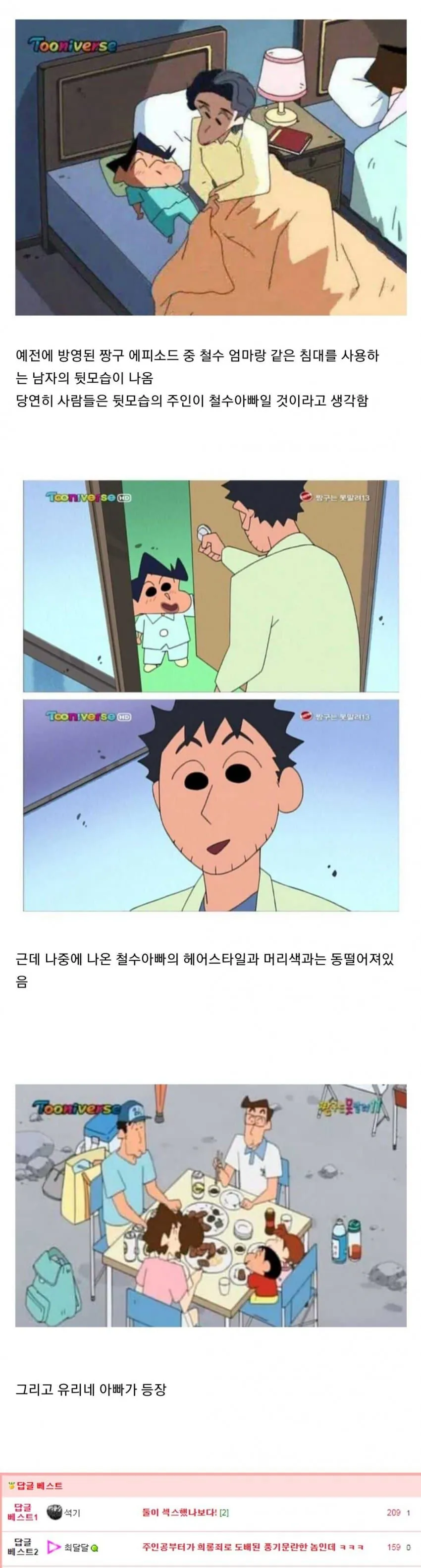 짱구는 못 말려, 철수 엄마의 불륜 사건 1번째 미디어